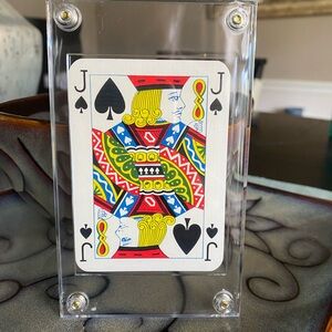 Louis Vuitton Monogram Playing Card in Plastic Hard Card Cover! New without Tags